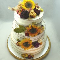 Flower - 3 Tiered with Dried Flowers